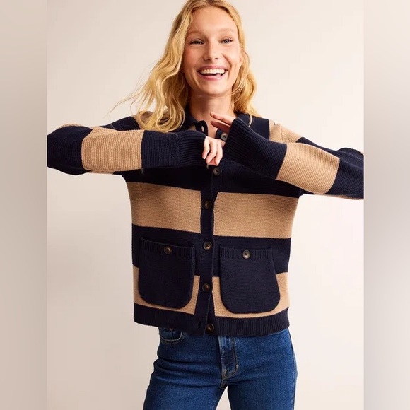 Emily Wool Blend Cardigan - Size 14 - Picture 3 of 5